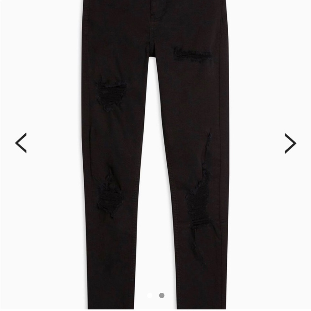Black Jamie Jeans Super Rip